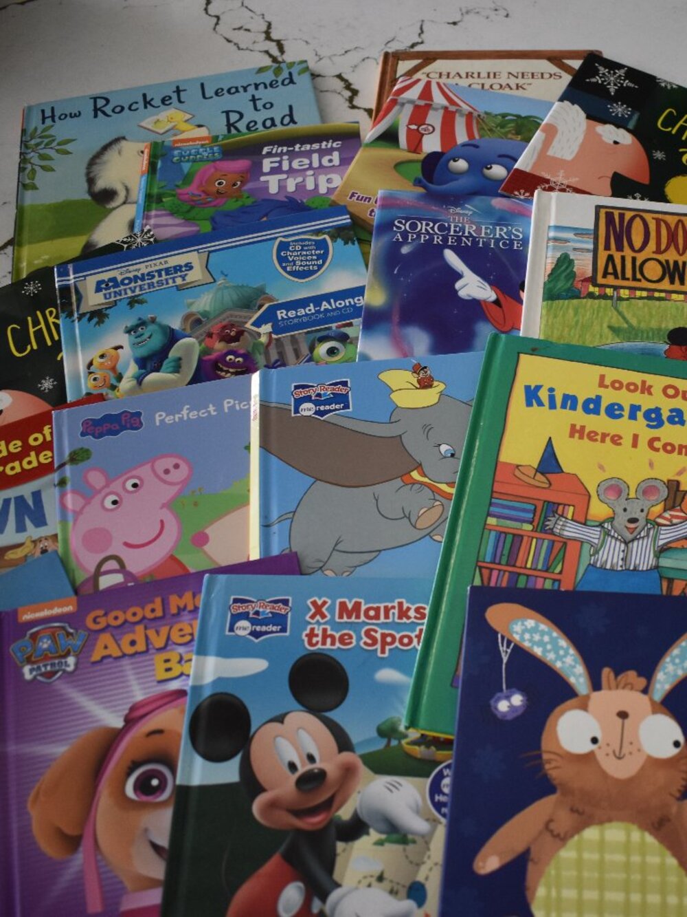 20 Children's Books Lot Disney Peppa Pig Paw Patrol Kindergarten Picture Books